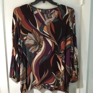 Floral Multicolor Women's Top
